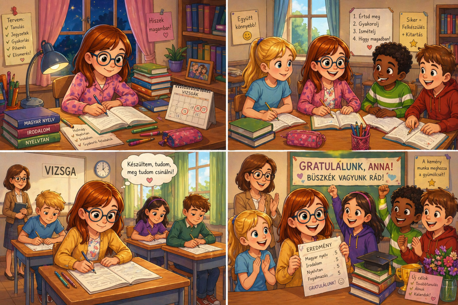 Anna első vizsga hete